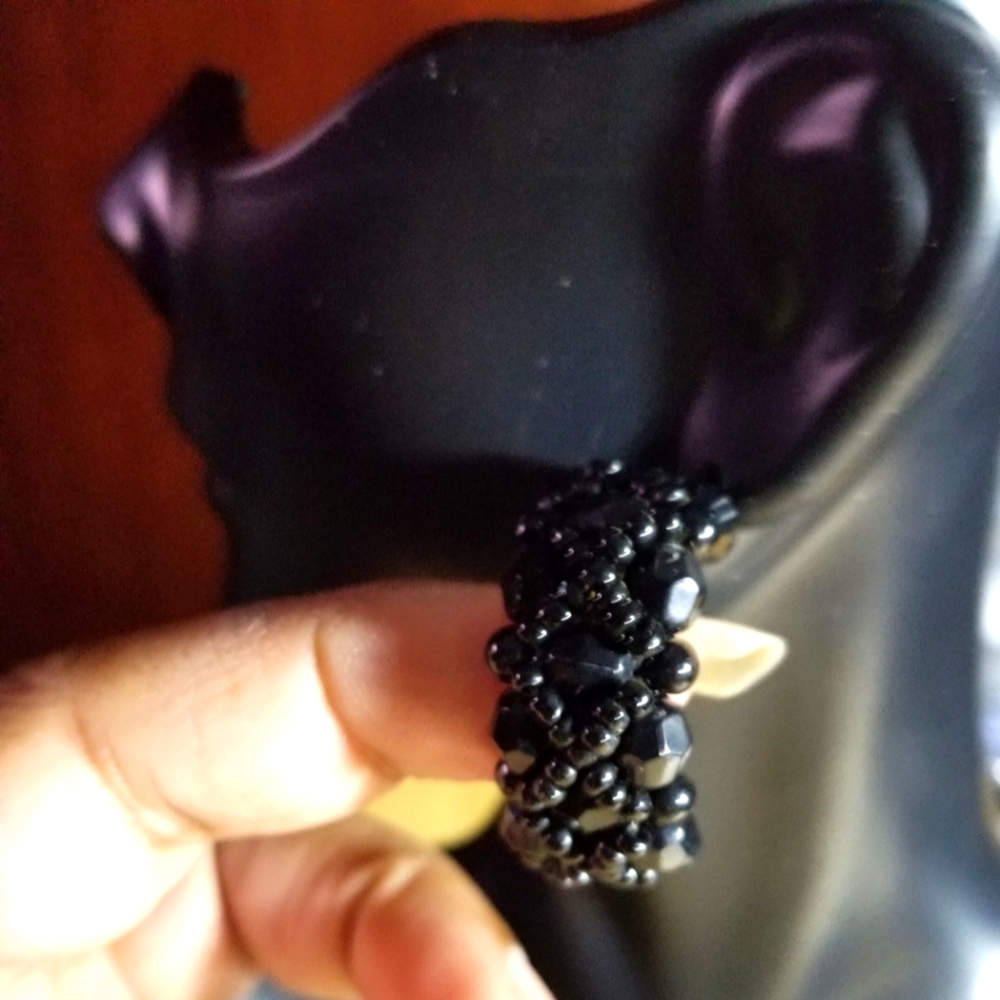 Dot Character “clip on”earrings.